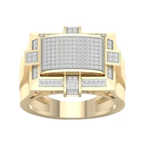 10K 0.50ct Diamond Mens Ring