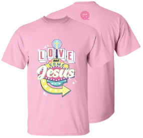 2655 Love Jesus Sign Light Pink