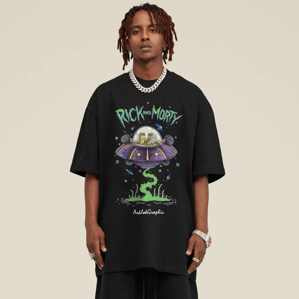 AG Rick and Morty Alien Spacecraft T-Shirt