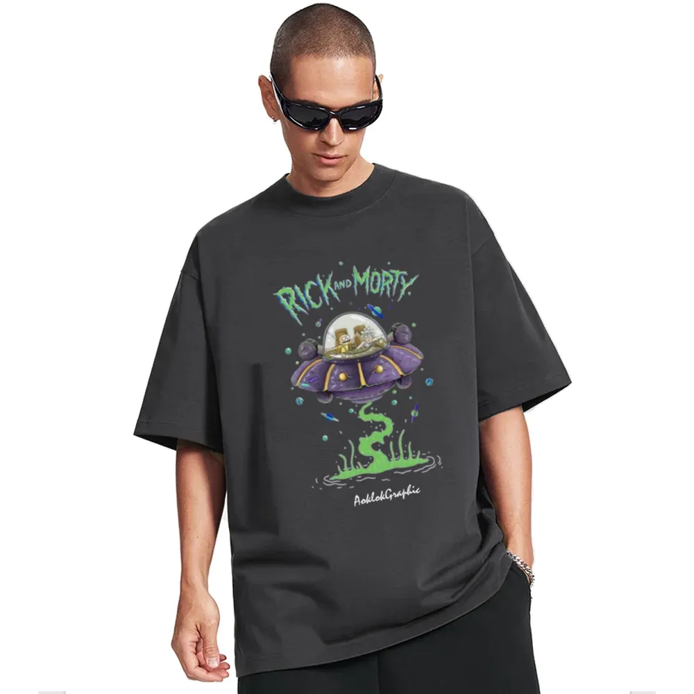 AG Rick and Morty Alien Spacecraft T-Shirt