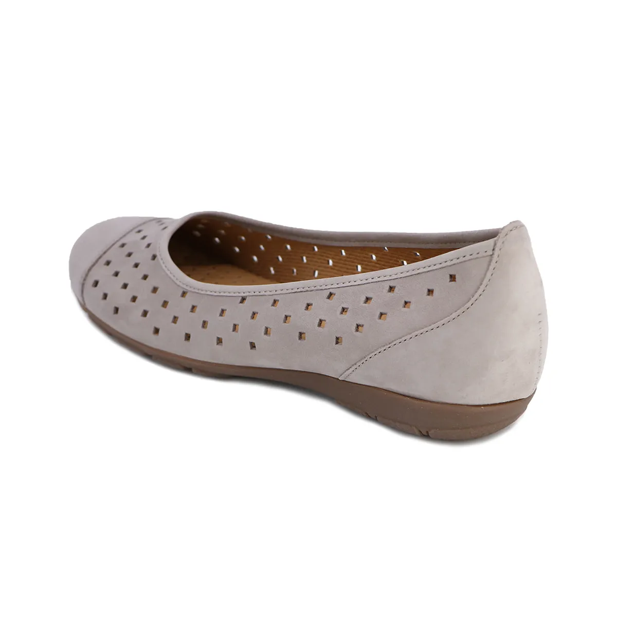 Aileen Light Oak Ballet Pumps