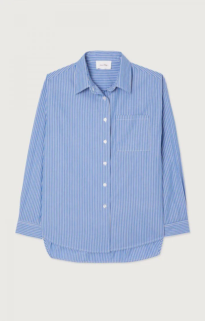 AV Zatybay Striped Shirt in Aqua