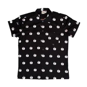 B&W Logo Button Up