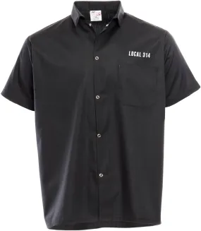 Basic Black Cook Shirt with Local Pie Logo