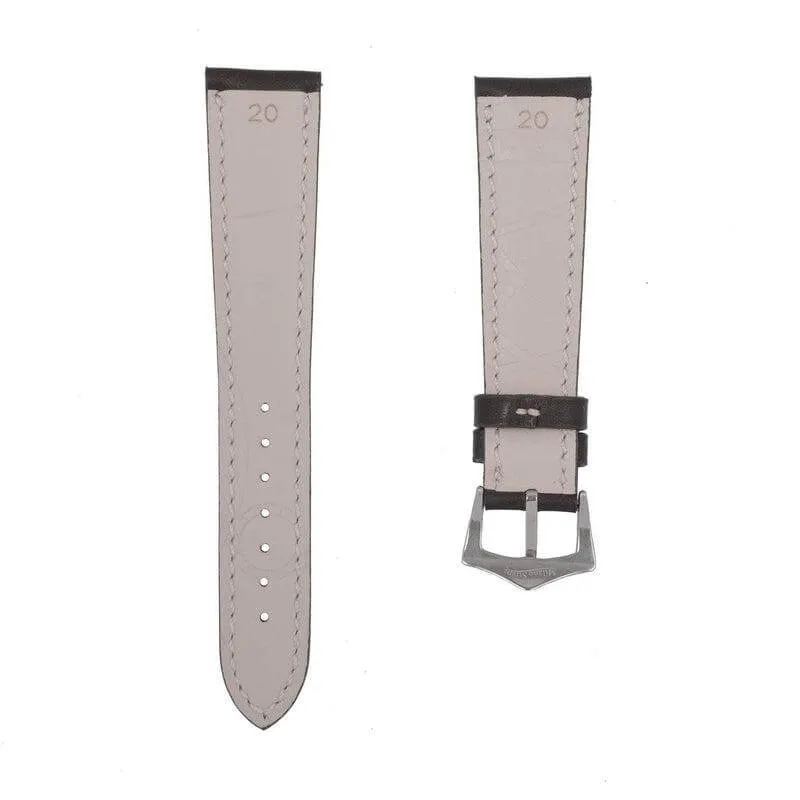 Black Barenia Leather Watch Strap- 20mm