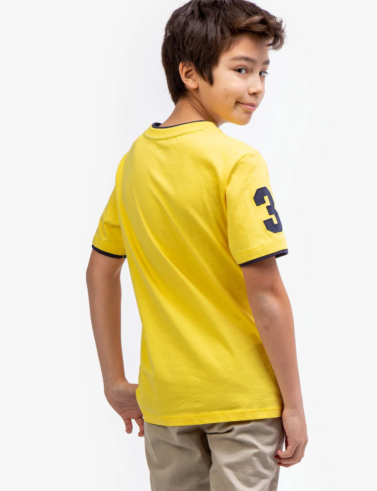 BOYS BASIC V-NECK T-SHIRT