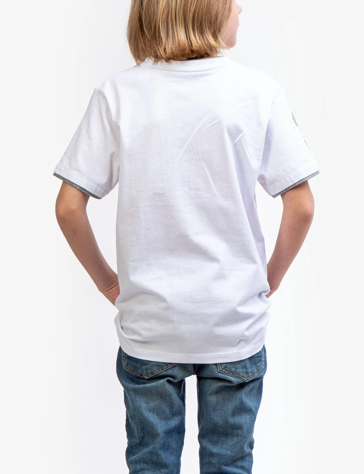 BOYS BASIC V-NECK T-SHIRT