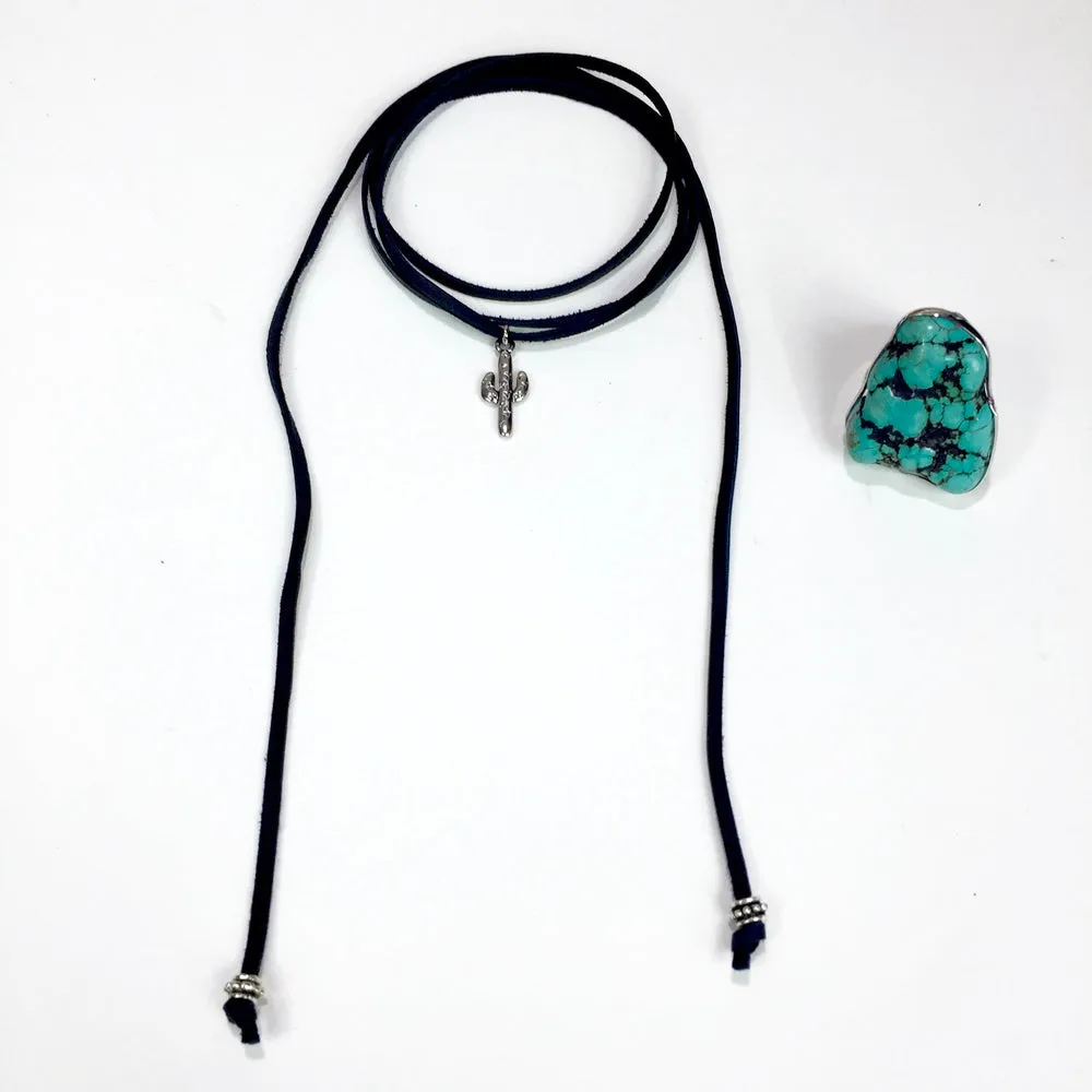 Cactus Bolo Necklace