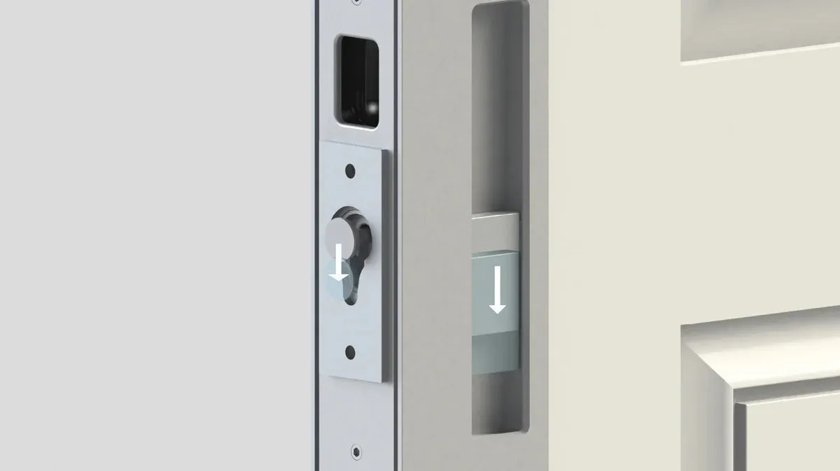 Cavity Sliders - CaviLock CL400 - Privacy Magnetic Pocket Door Pull Handle