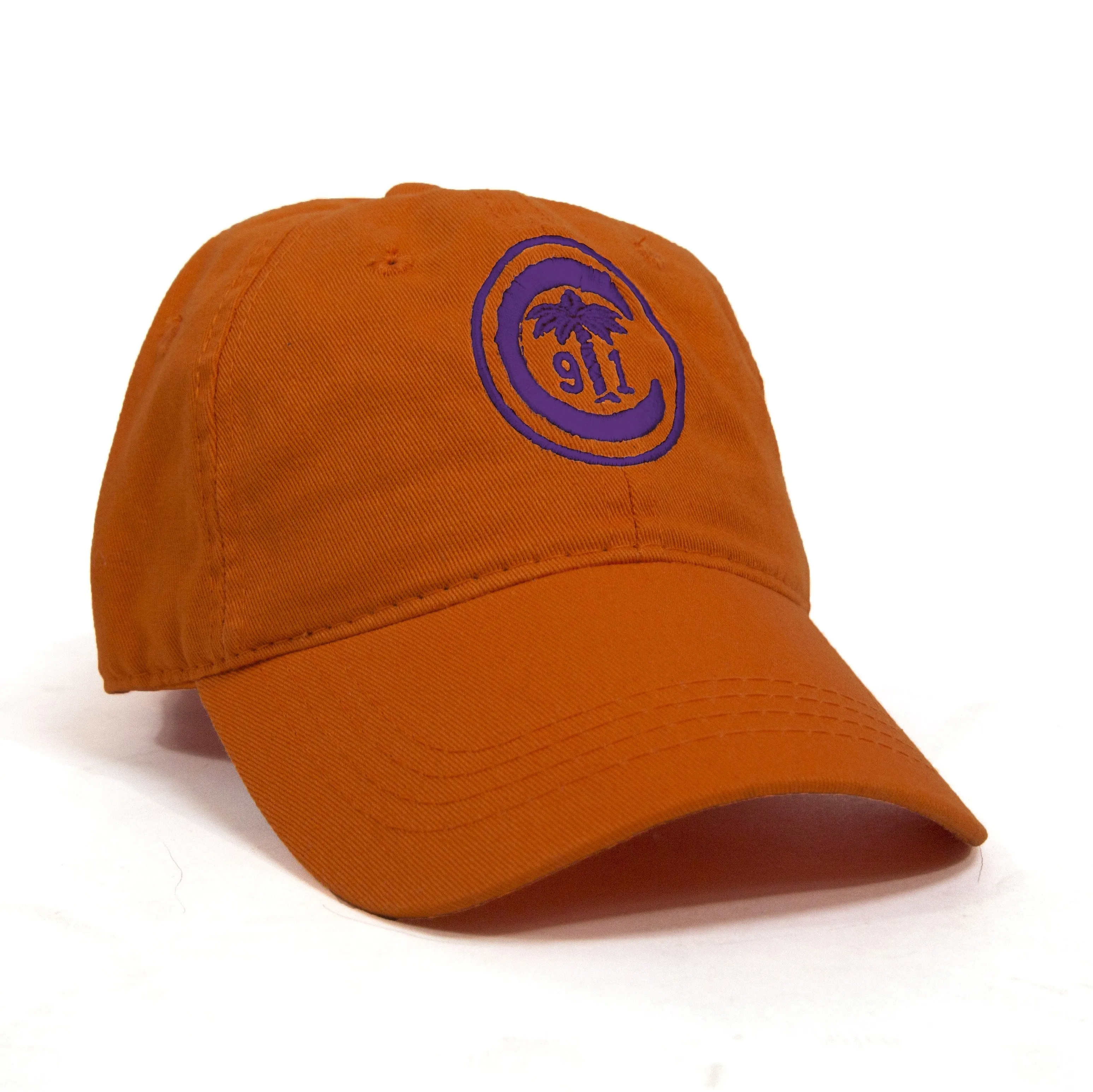 Clemson Ring Crest Hat in Orange