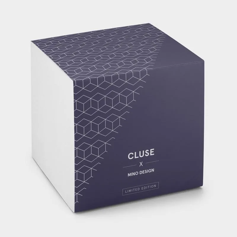 CLUSE x Mino Design Minuit White, Silver Colour