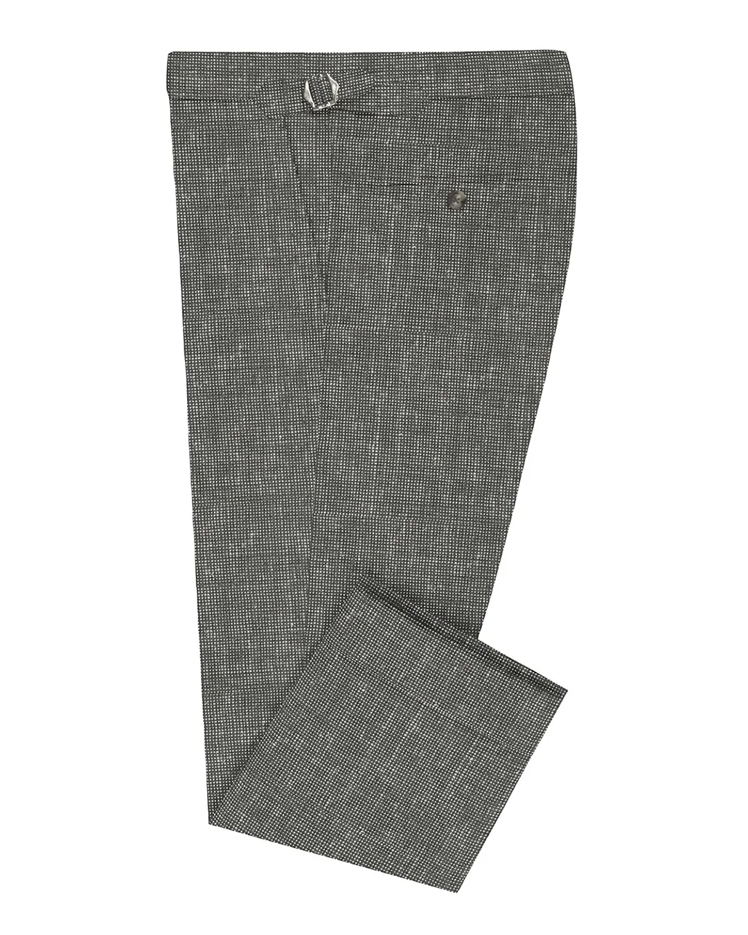 Dark Brown Linen Chambray