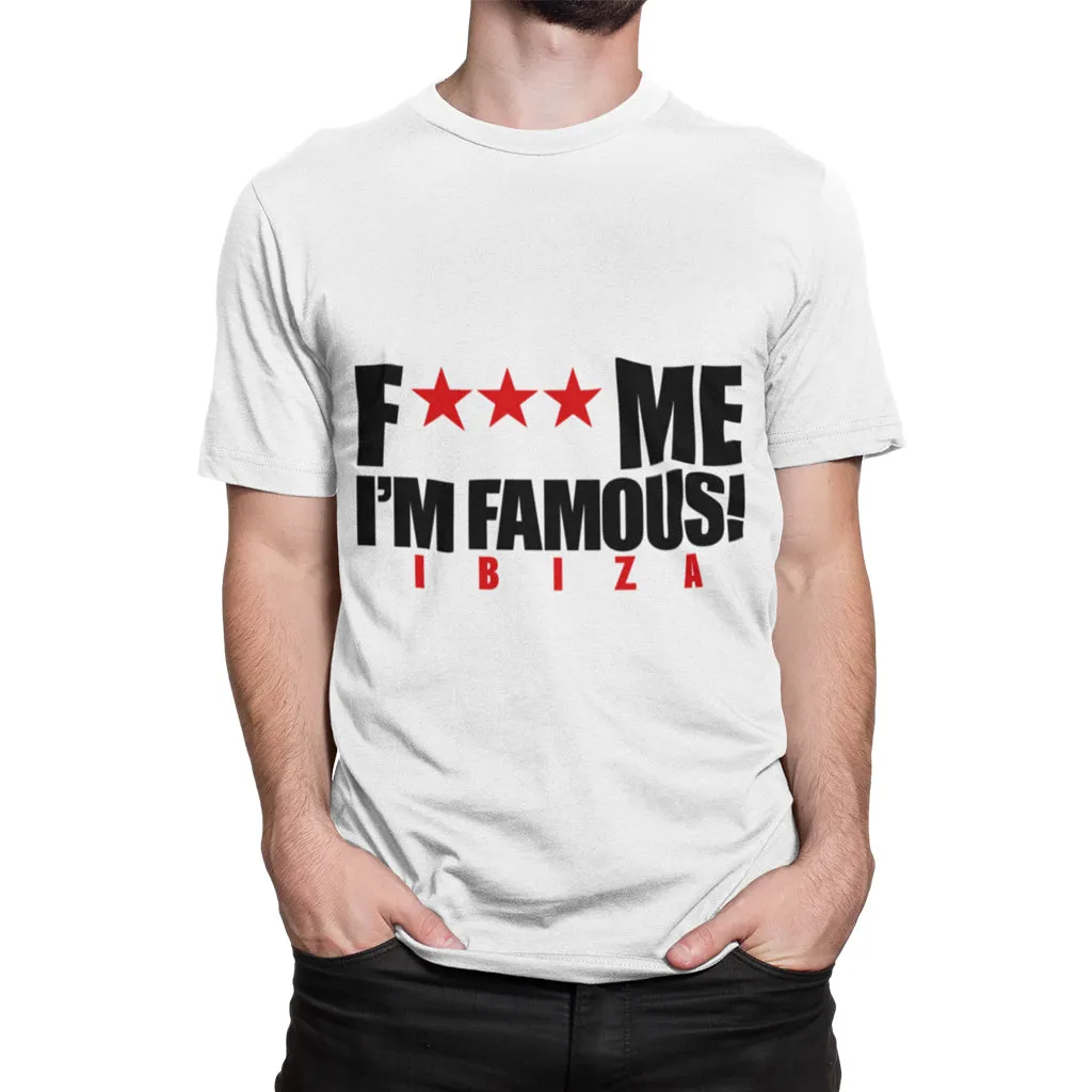 David Guetta F Me I'm Famous Ibiza Classic Men's T-shirt NEW