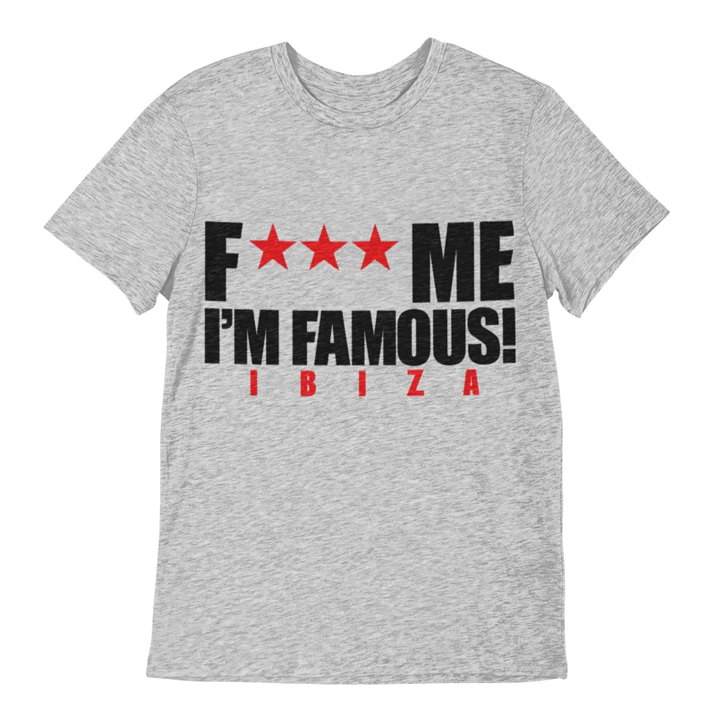 David Guetta F Me I'm Famous Ibiza Classic Men's T-shirt NEW