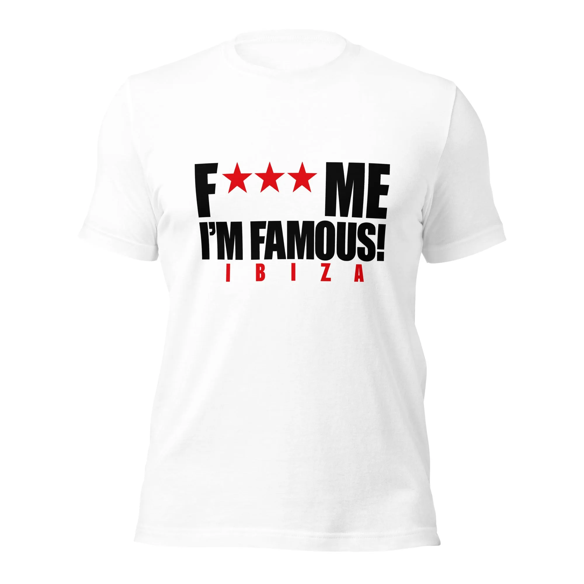 David Guetta F Me I'm Famous Ibiza Classic Men's T-shirt NEW