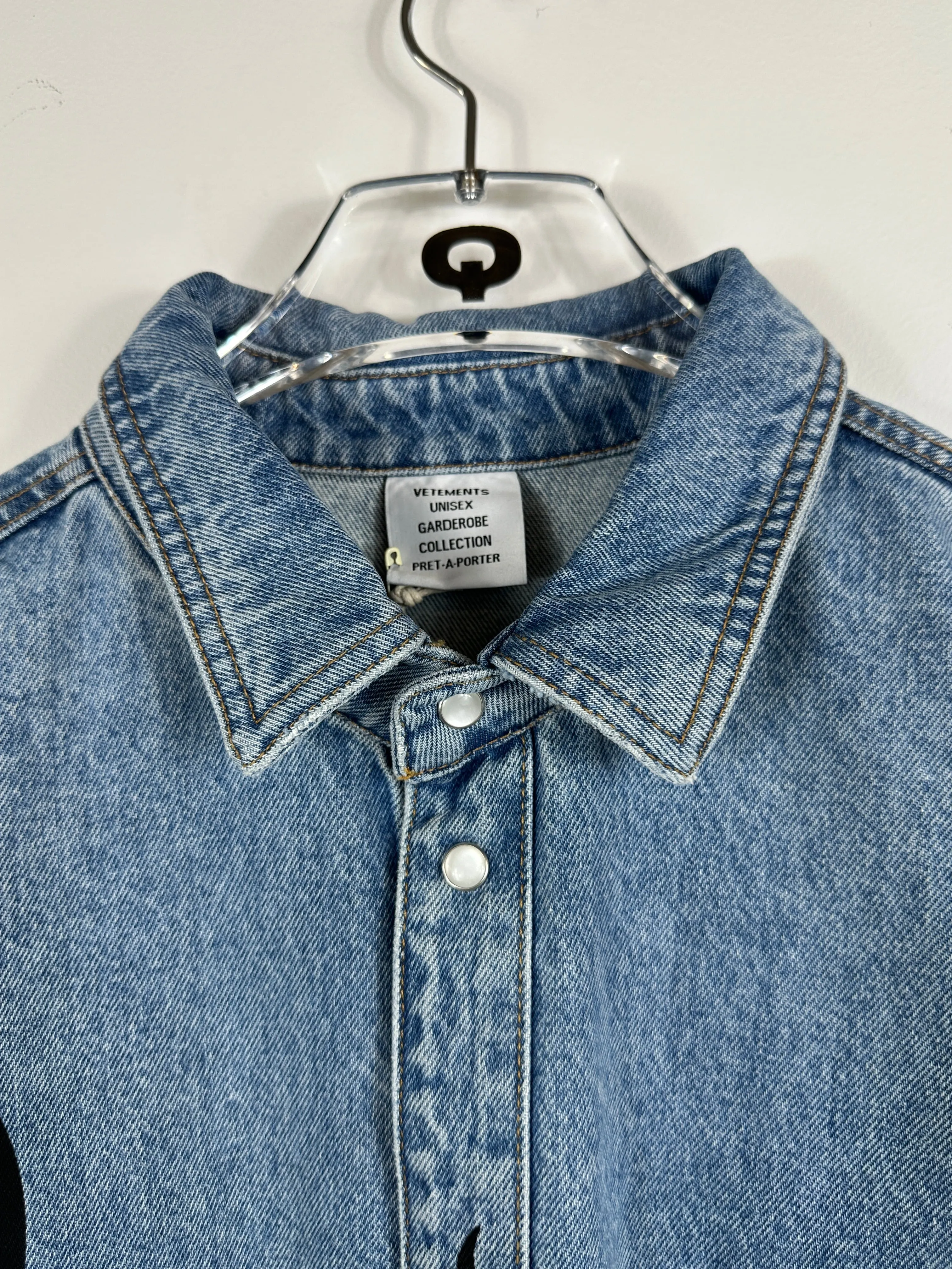 Denim Shirt With Print