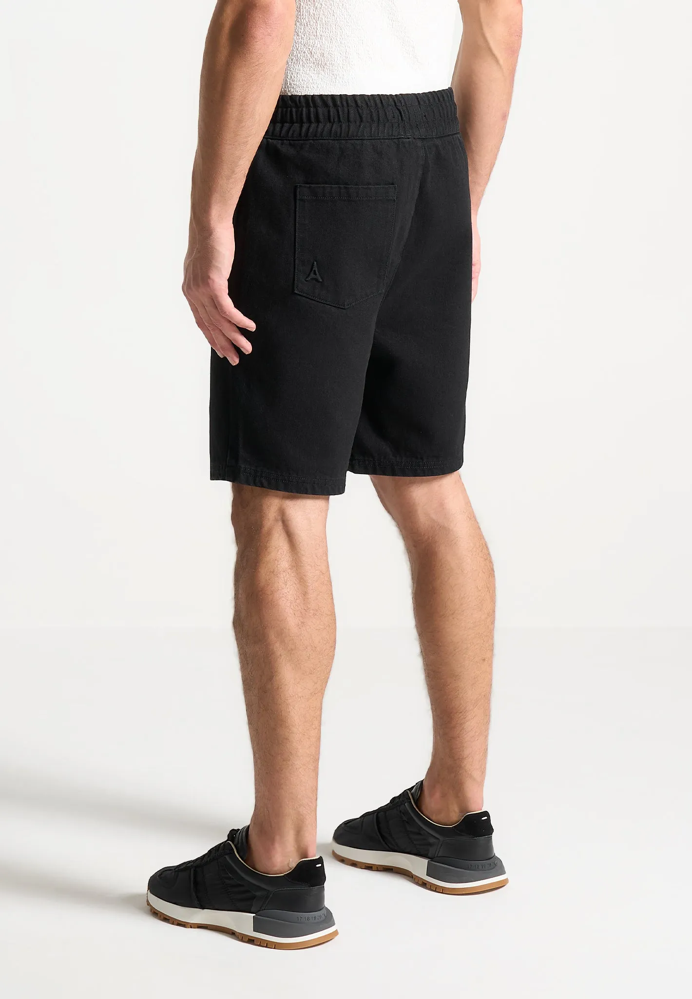 Denim Shorts - Black