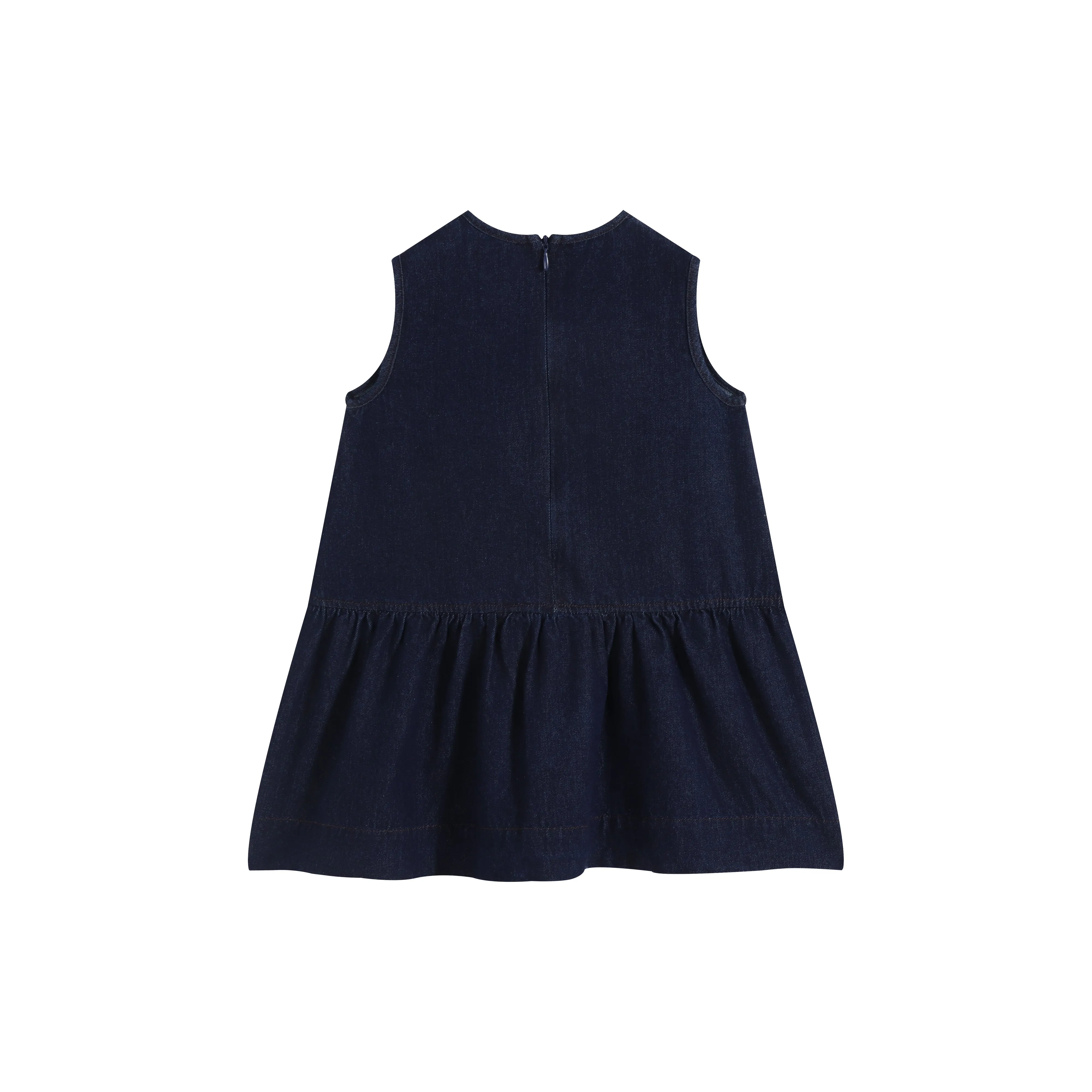 dress jumper snap front - denim