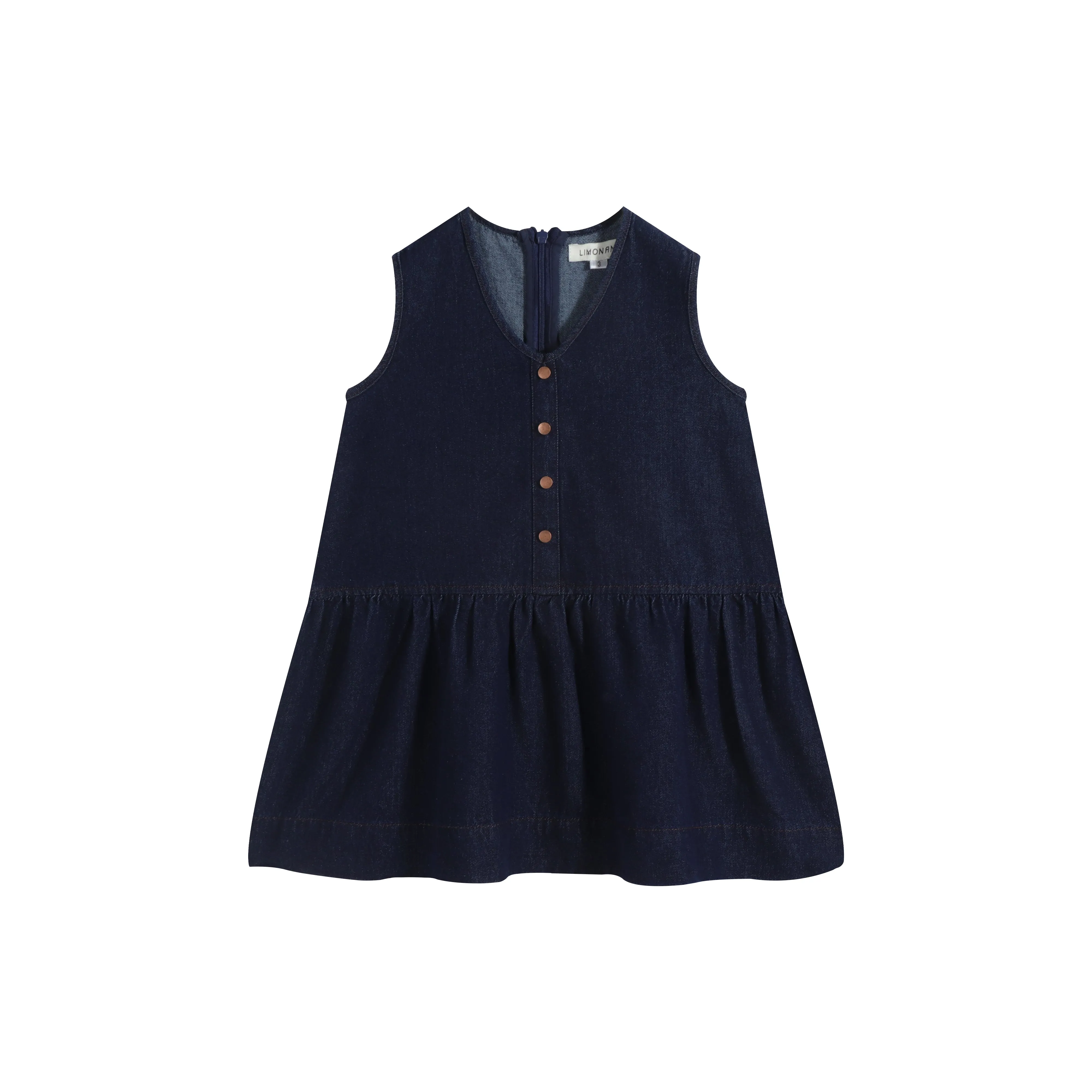 dress jumper snap front - denim