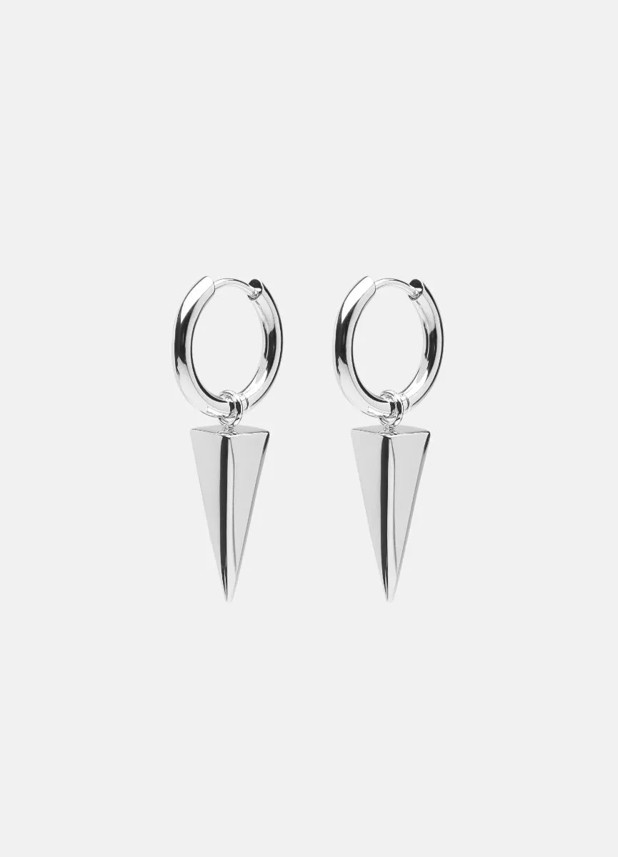 Earrings | Rivets | Spike | Small | Silver Plated