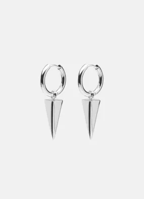 Earrings | Rivets | Spike | Small | Silver Plated