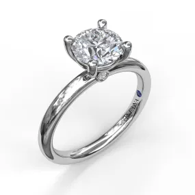 Fana Classic Round Cut Solitaire Engagement Ring 3842