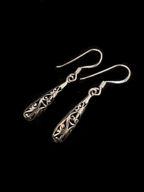 Filigree Teardrop Dangles