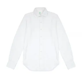 Finamore Tokyo Brushed Cotton Shirt in White