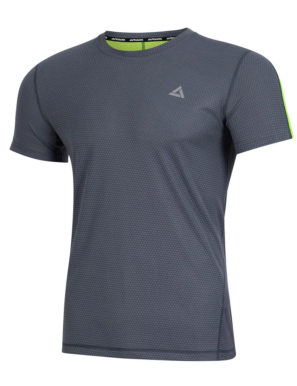 Funktions Laufshirt Kurzarm Pro Line Grau Neon