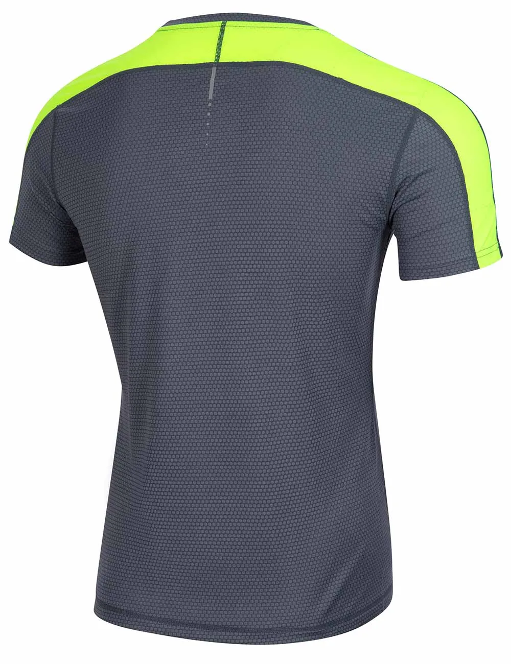 Funktions Laufshirt Kurzarm Pro Line Grau Neon