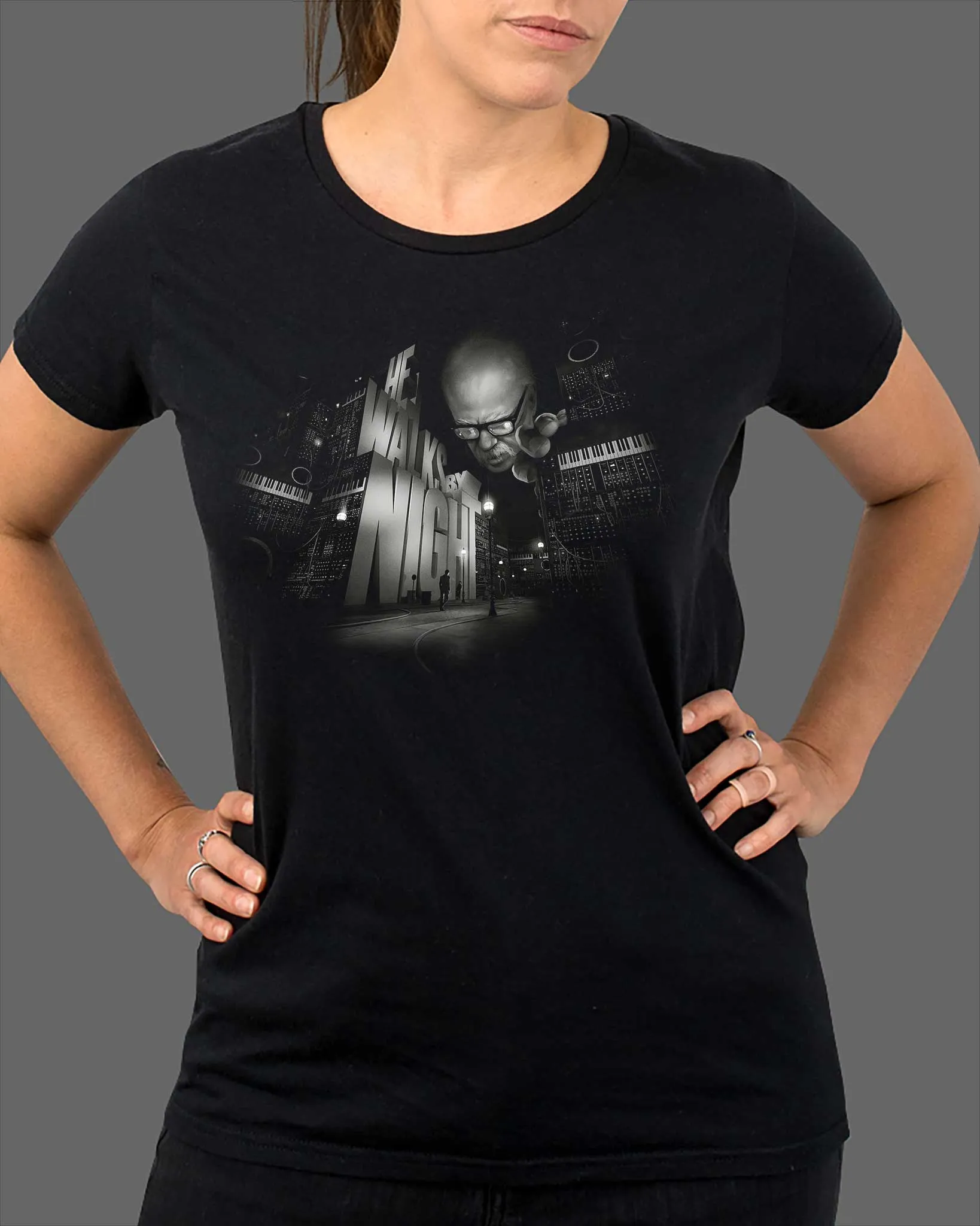 John Carpenter's He Walks By Night Flexi Disc and T-Shirt Set - Womens