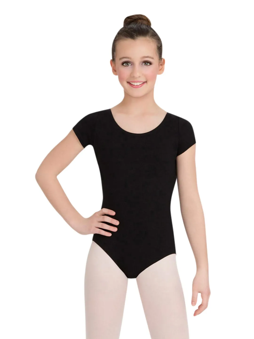 Kid's Short Sleeve Cotton Leotard (CC400C)