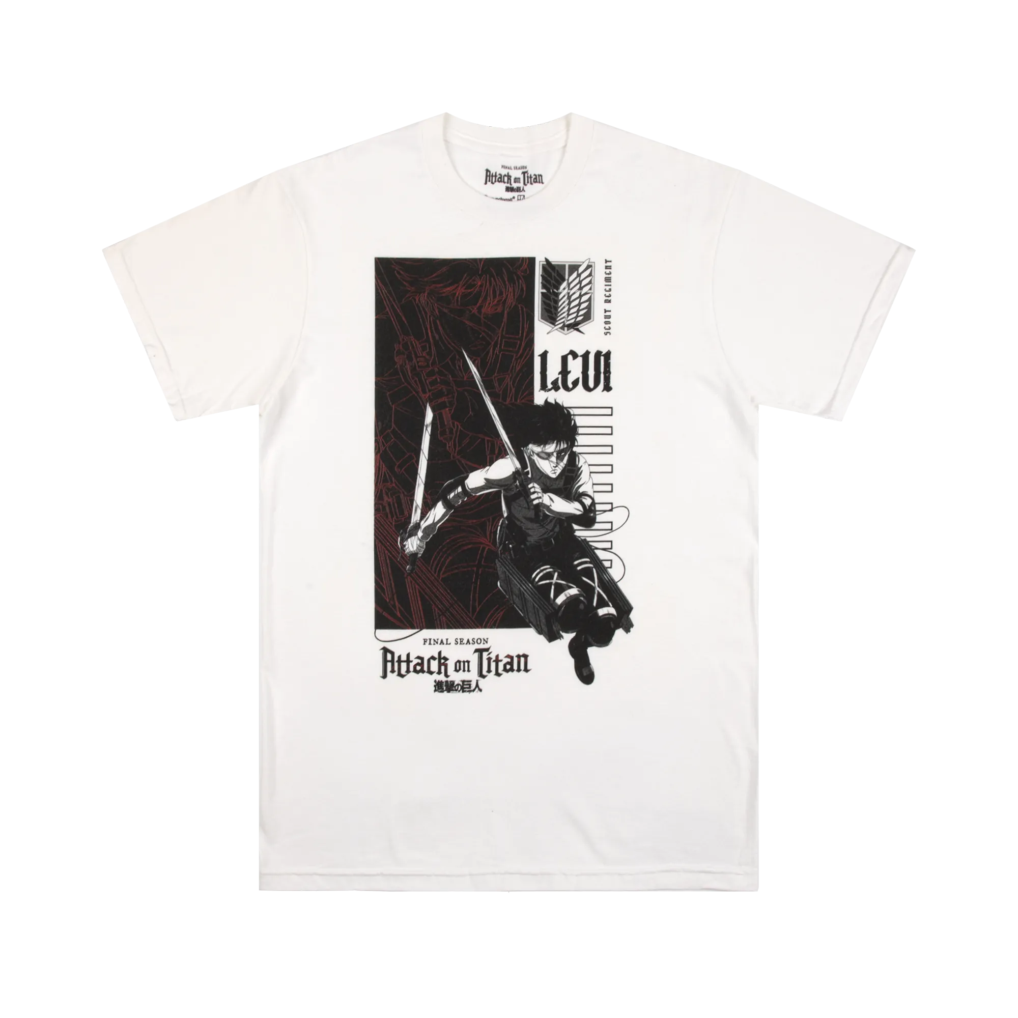 Levi Ackerman ODM Gear White Tee