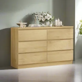 MerryLuk 6 Drawer Dresser for Bedroom