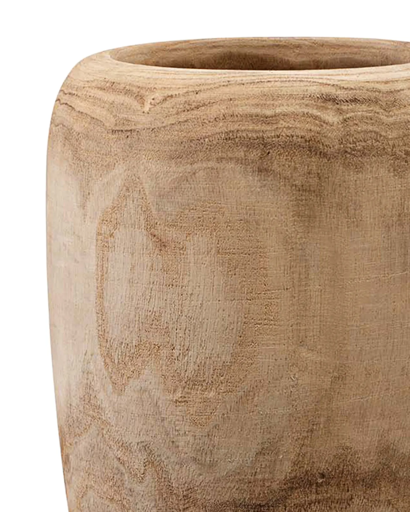 Ojai Small Wooden Vase