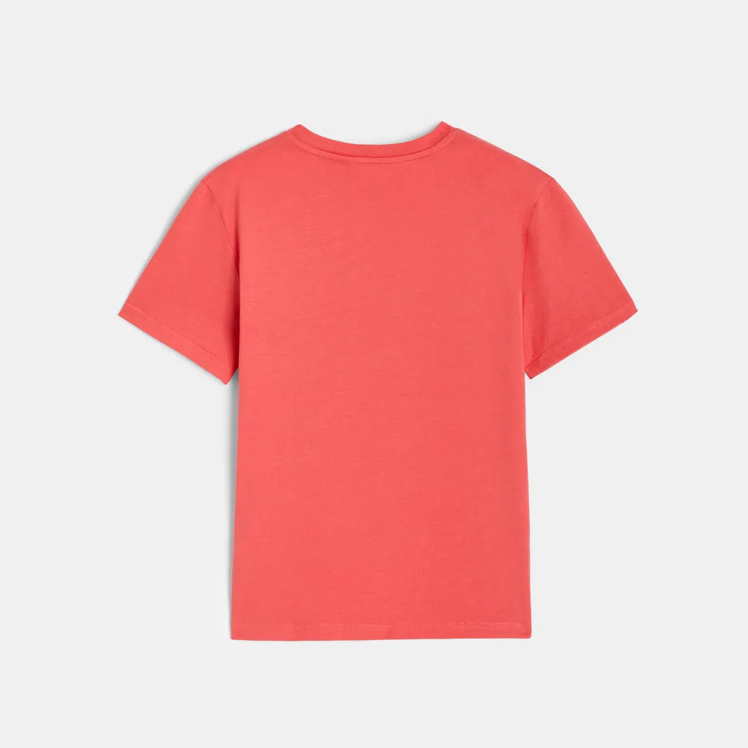 OK - Kids 'Red' Amazing Desert Printed Cotton T-Shirt OK152