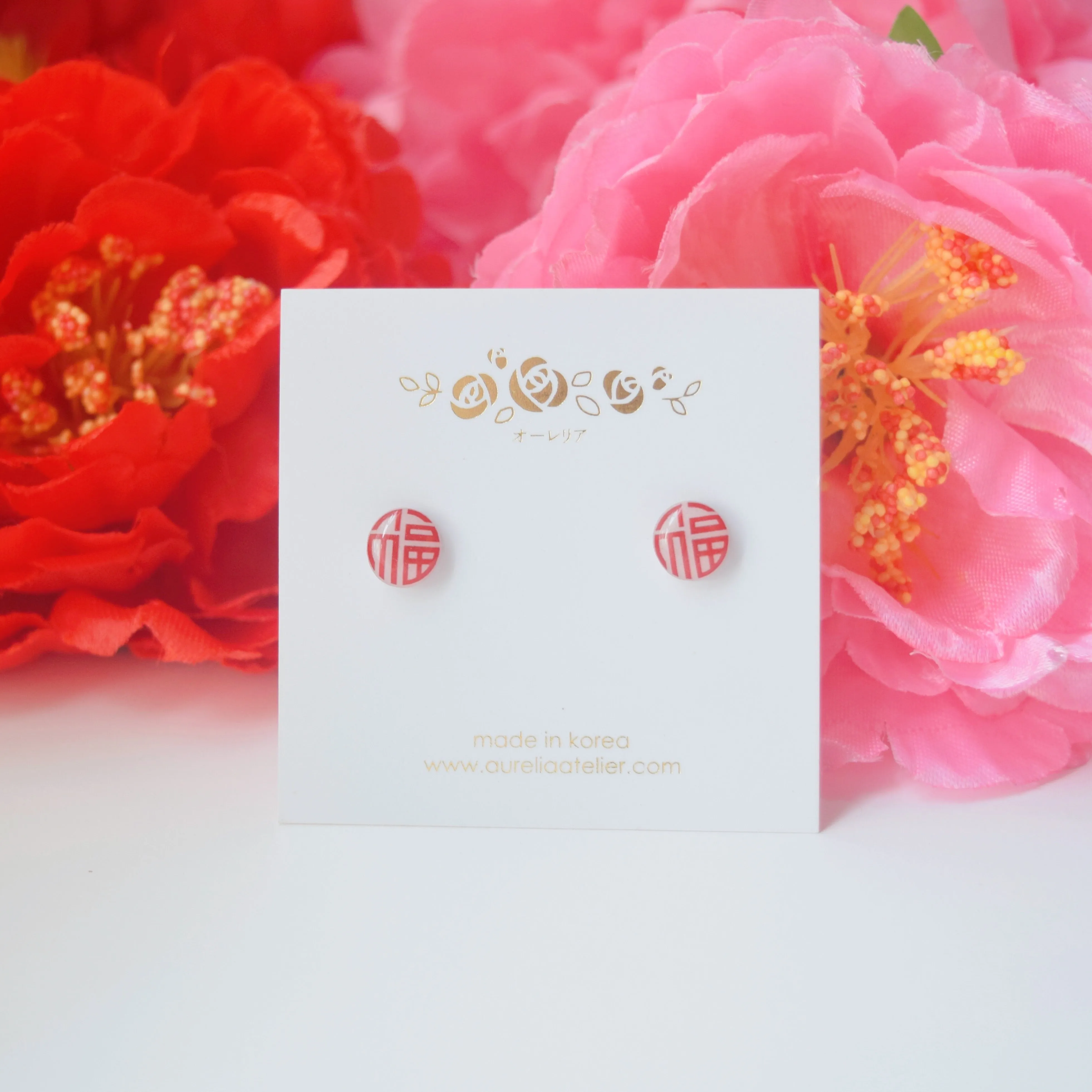 Oriental Chinese New Year Earrings