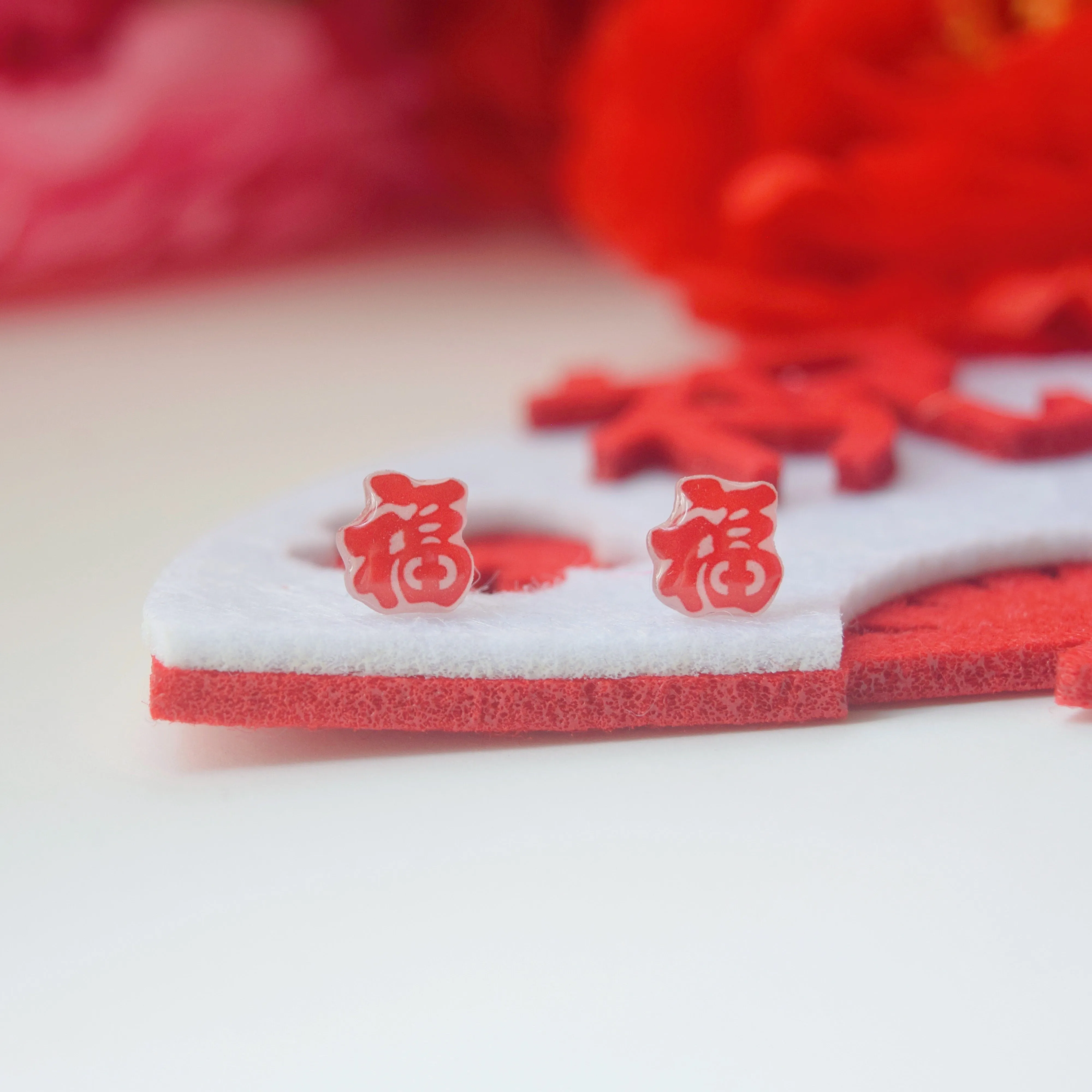 Oriental Chinese New Year Earrings