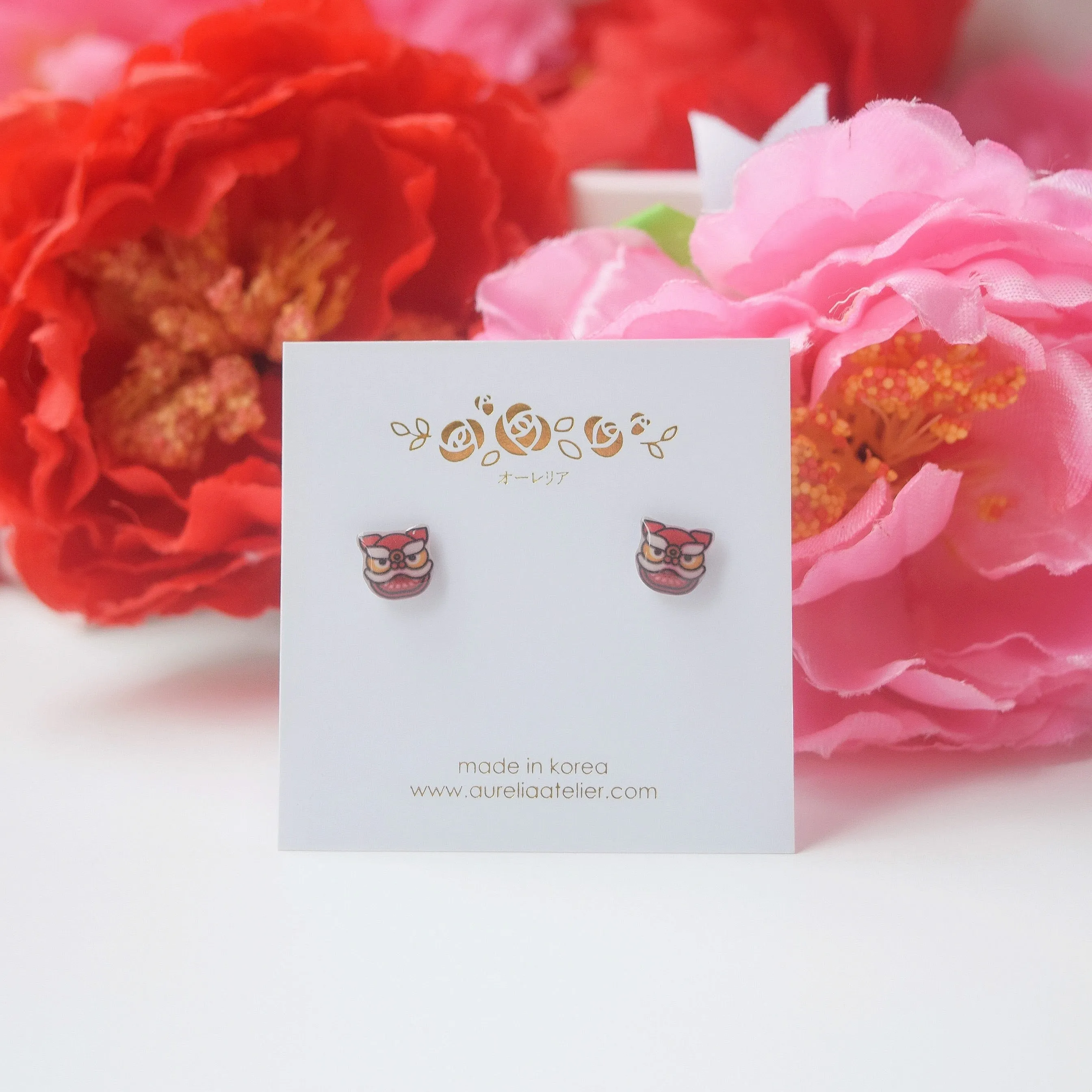 Oriental Chinese New Year Earrings