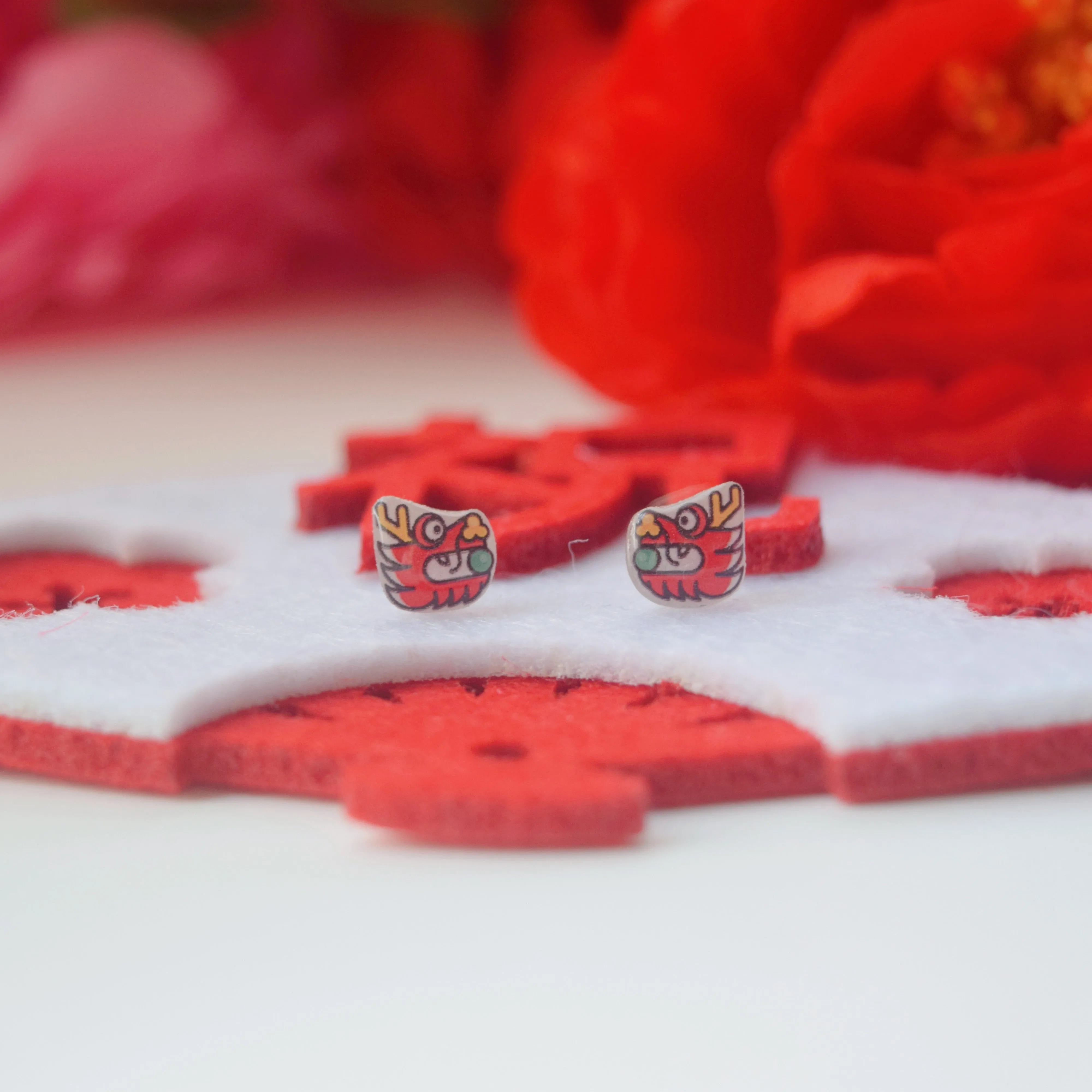 Oriental Chinese New Year Earrings