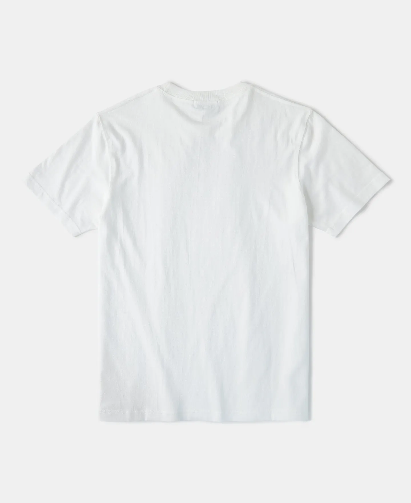 Regular Fit 9.3 oz Jersey Crewneck Tubular T-Shirt - White