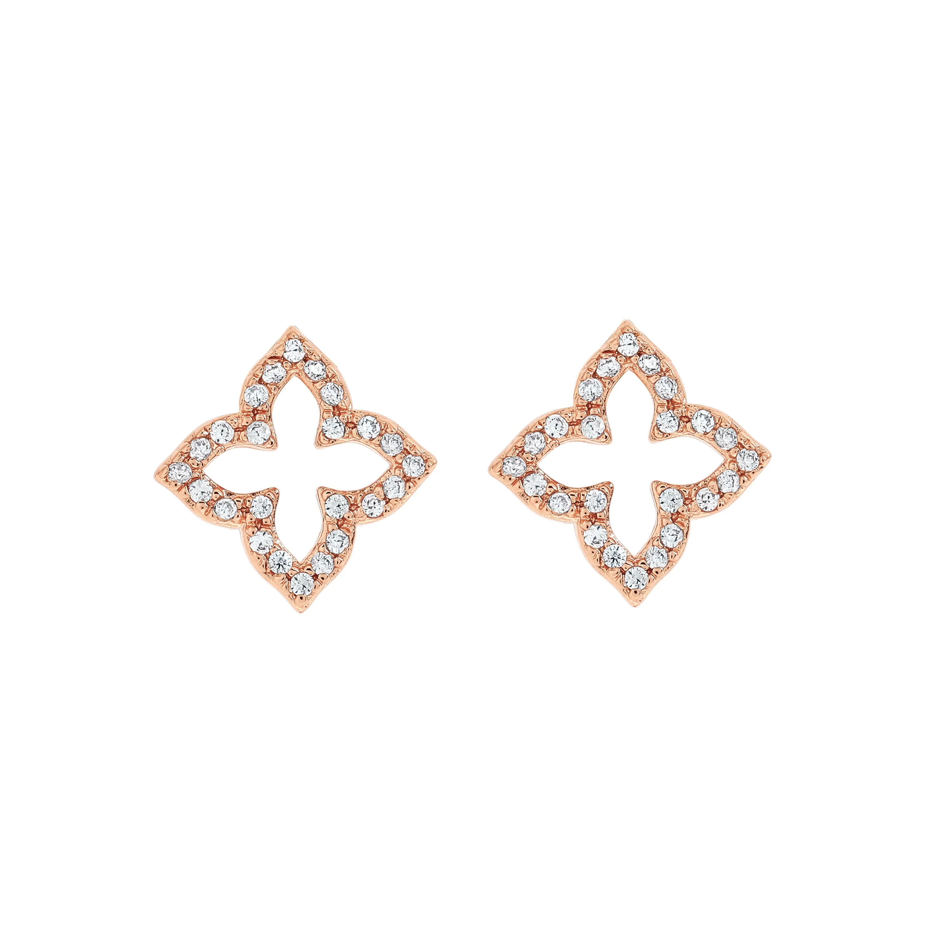 Rose Gold Casablanca Studs