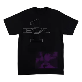 Shinji and Eva Unit-01 Black Tee