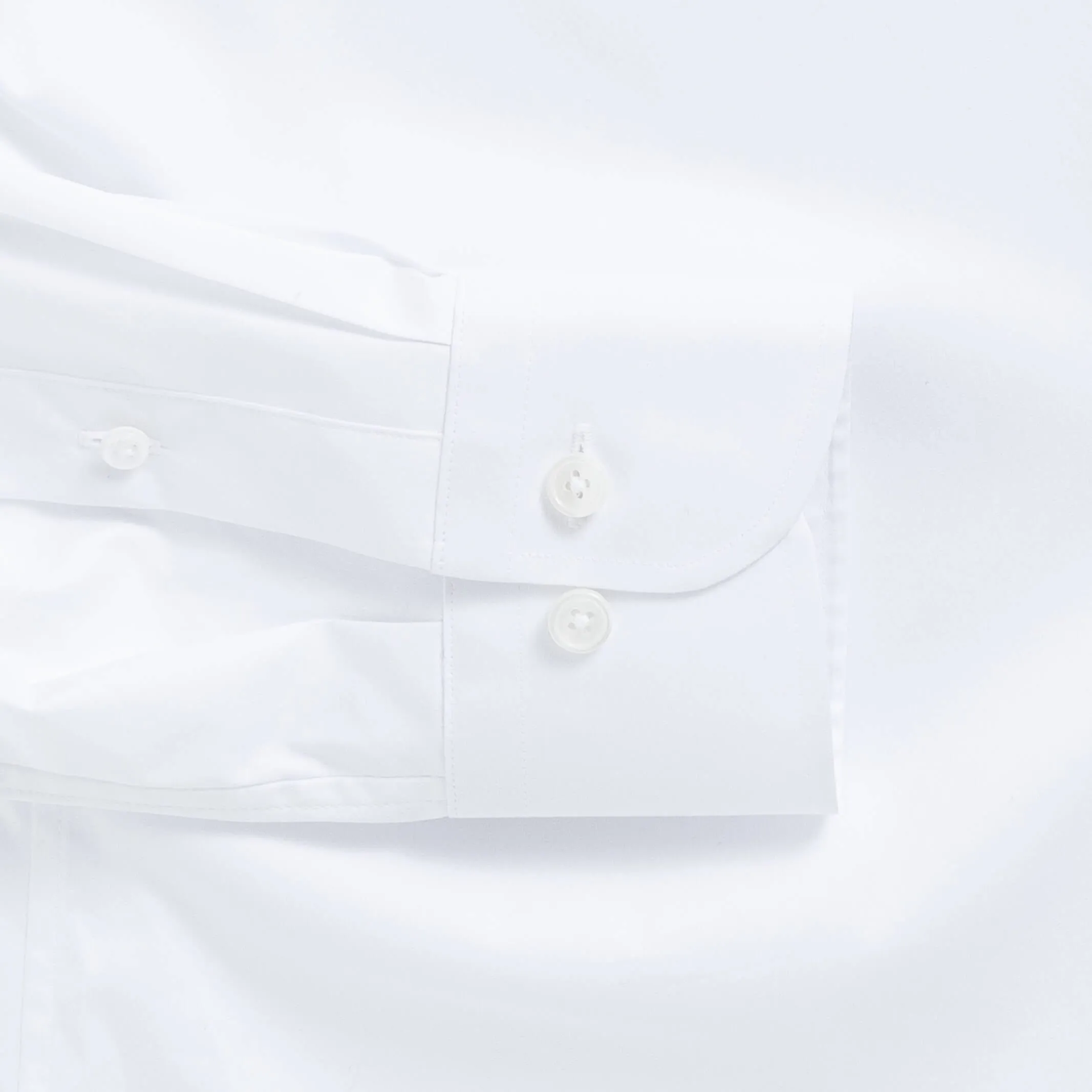 The White Sutton Twill Custom Shirt