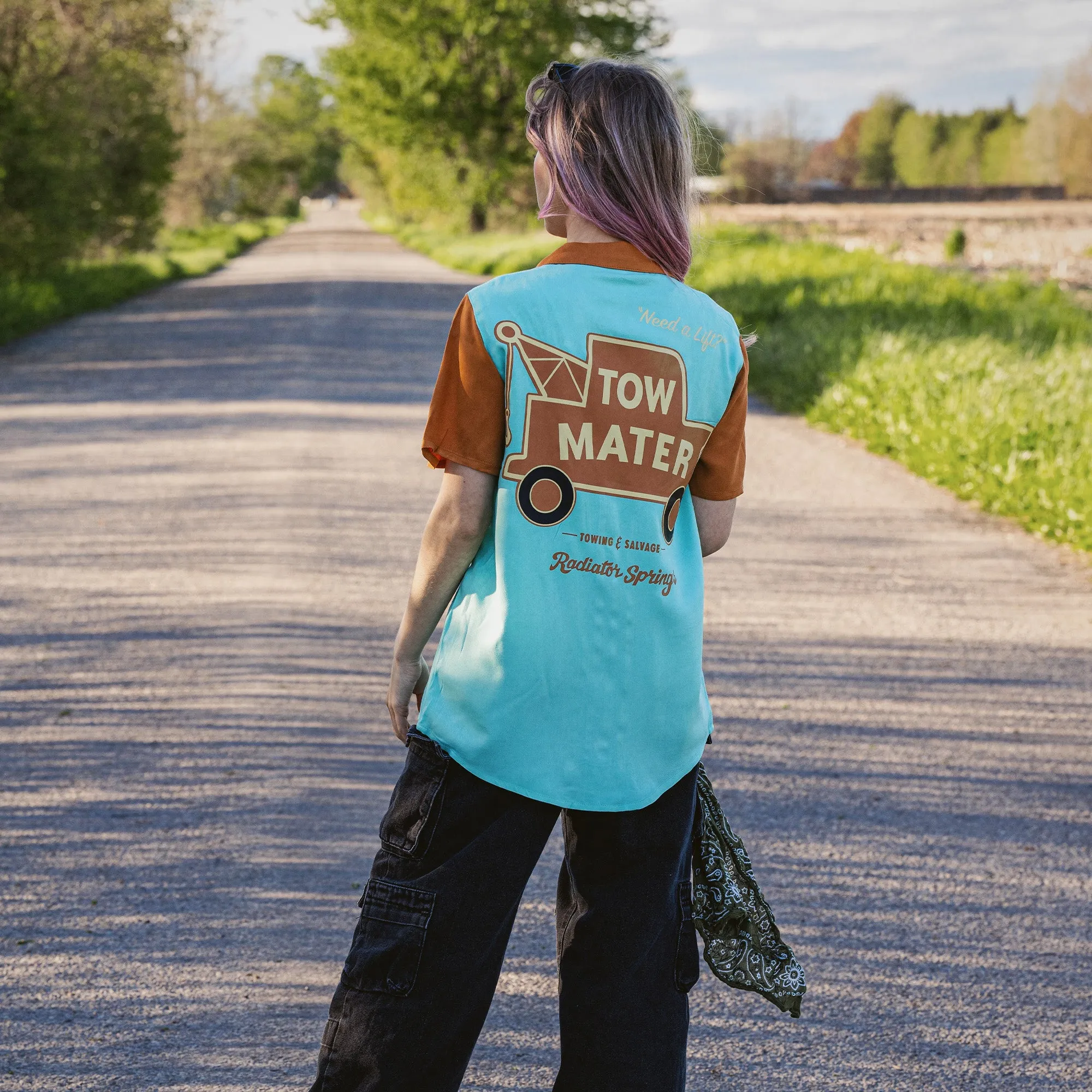 Tow Mater Employee Button Up Shirt