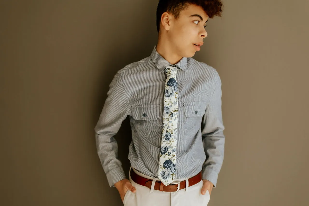 Winslow Cotton Floral Neck Tie